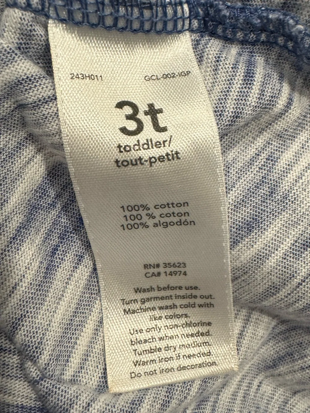 Carter's Toddler Striped Tank Top